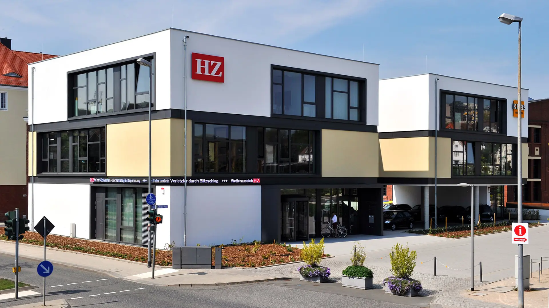 Hauptgebäude der Hersfelder Zeitung in Bad Hersfeld